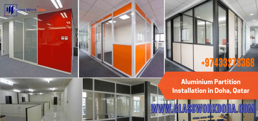 Aluminium Partition Installation in Doha, Qatar