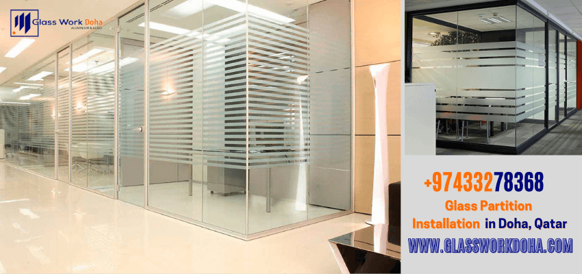 Glass Partition Installation in Doha, Qatar